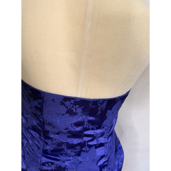 Y2K sJessica McClintock Gunne Sax 9 Formal Mini Dress Cocktail Prom Bubble Hem - Picture 7 of 11